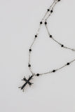 Holly Black Layered Necklace