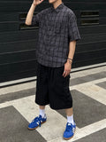 Nylon One-Tuck Bermuda Pants