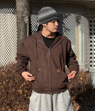 Work Rivet Hood Zip-up