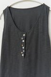 (W) Lodge Button Sleevless