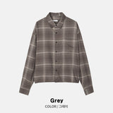 Chapter Check Cropped Shirt
