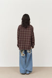 (W) Miffty Damage Wide Denim