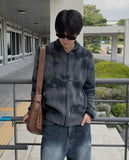 Runt pig dyeing zip-up