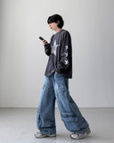 Franken Pocket Wide Denim