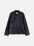 Web Leather Jacket