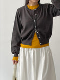 Ritz Balloon Fit Round Knit Cardigan