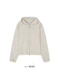 Venis Pigment Cropped Zip Hoodie