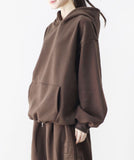 (Unisex) Diction Embroidered Brushed Over Hood