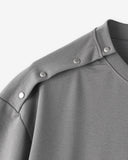 Busy Cropped Snap Top