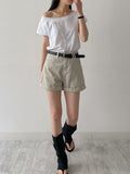 Lena Boat Neck Short Sleeve T-Shirt