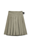 VINTAGE CHECK WRAP PLEATS SKIRT