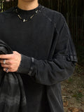 Pigment Track Line Layered Long Sleeve