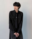 Serene Damage Crop Shirt