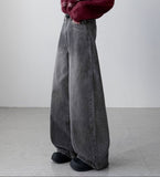 Beryl Gray Wide Denim