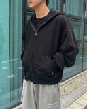 Bless Rivet Hooded Zip-Up