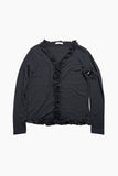Peaky Ruffle V-neck Cardigan