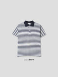 Cloud Cropped Striped Top