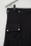 (W) Ria Snap Pocket Skirt