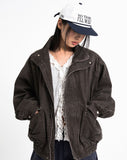 Glow washed cotton jacket