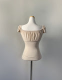 Elisebe Strap Shirring Top
