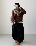 Lovely Nordic Balloon Knit