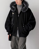 Piercing Raccoon Hood Zip-Up