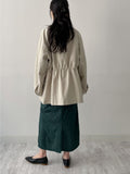 Jacquard flower long skirt