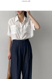 Tencel Semi Wide Denim Slacks
