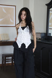 Vacation Ruffle Halter Sleeveless