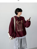 Zero Printing Balloon Sweatshirt
