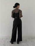 [Setup Available] Kanom Strap Wide Slacks