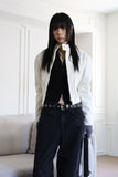 Eyelet cowhide belt