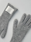 [INC MADE] Fingerhole wool knit gloves