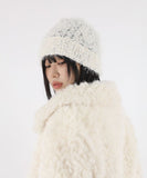 Terry Boucle Lace Beanie