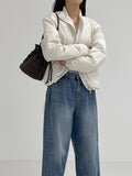 606 Balloon Wrinkle Wide Denim Pants