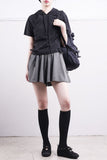 Serene Banding Ribbon Wedge Sneakers