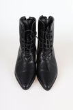 Strap toe ankle boots
