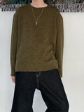 Round Cutting Knit Tee