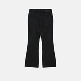 Crow Black Flare Denim