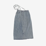 Jess Strap Denim Skirt