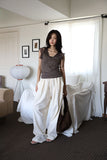 Daily Linen Banding Pants