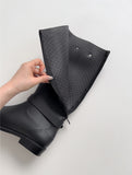 Merry Two-Buckle Long Rain Boots