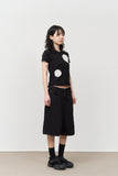 (W) Pepe Dot Patch Top