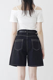 Roselle U-neck Crop T-Shirt