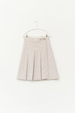 (W) Age Snap Pleats Skirt