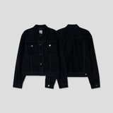 Cell Velvet Denim Jacket