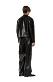 LEATHER BIKER JACKET