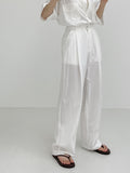 Zed two-way banding nylon slacks