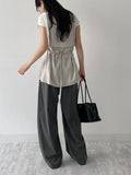 Attention Pleated Layered Bustier