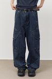 Rounding Dyeing Cargo Pants